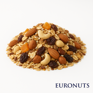 Fit Mix 4 Δημητριακά – Σιτάρι, κριθάρι, βρώμη, σίκαλη, ξηροί καρποί ωμοί και αποξηραμένα φρούτα χωρίς ζάχαρη