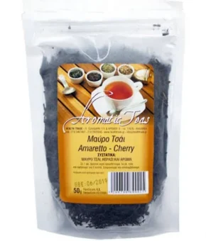 Μαύρο τσάι Amaretto cherry 50gr