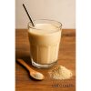 Suma root powder σε μπολ με τσάι ρίζας suma δίπλα – EURONUTS superfood για ενέργεια και ισορροπία»